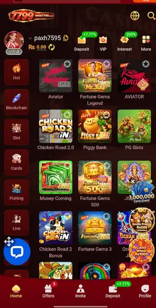 7799 Game login