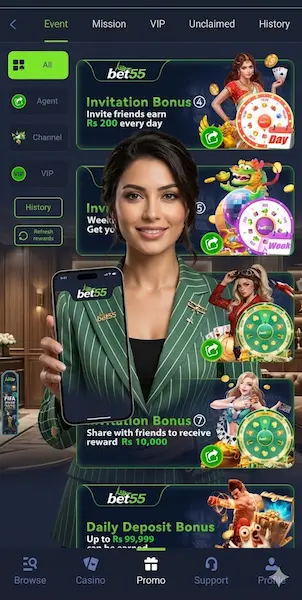 Bet55 Game Login