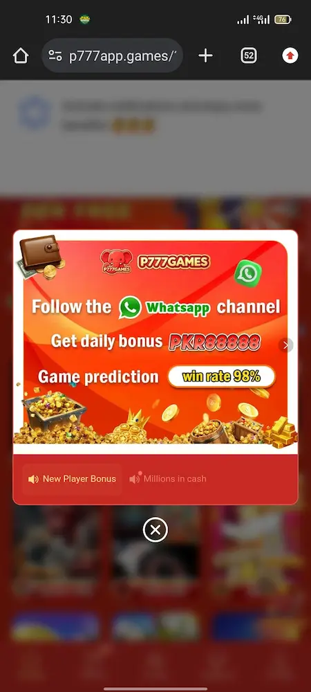 P777 Game login