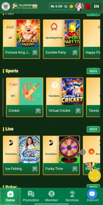Pak win88 Game login