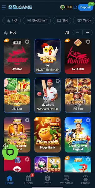 8B Game login