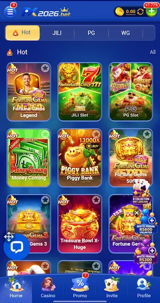 PK2026 Game login
